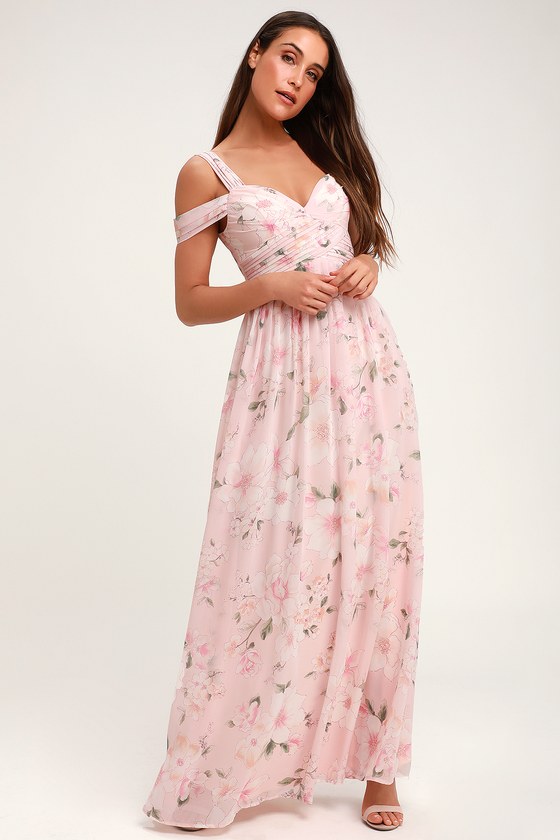 Dress - Floral Maxi Dress - Gown - Lulus